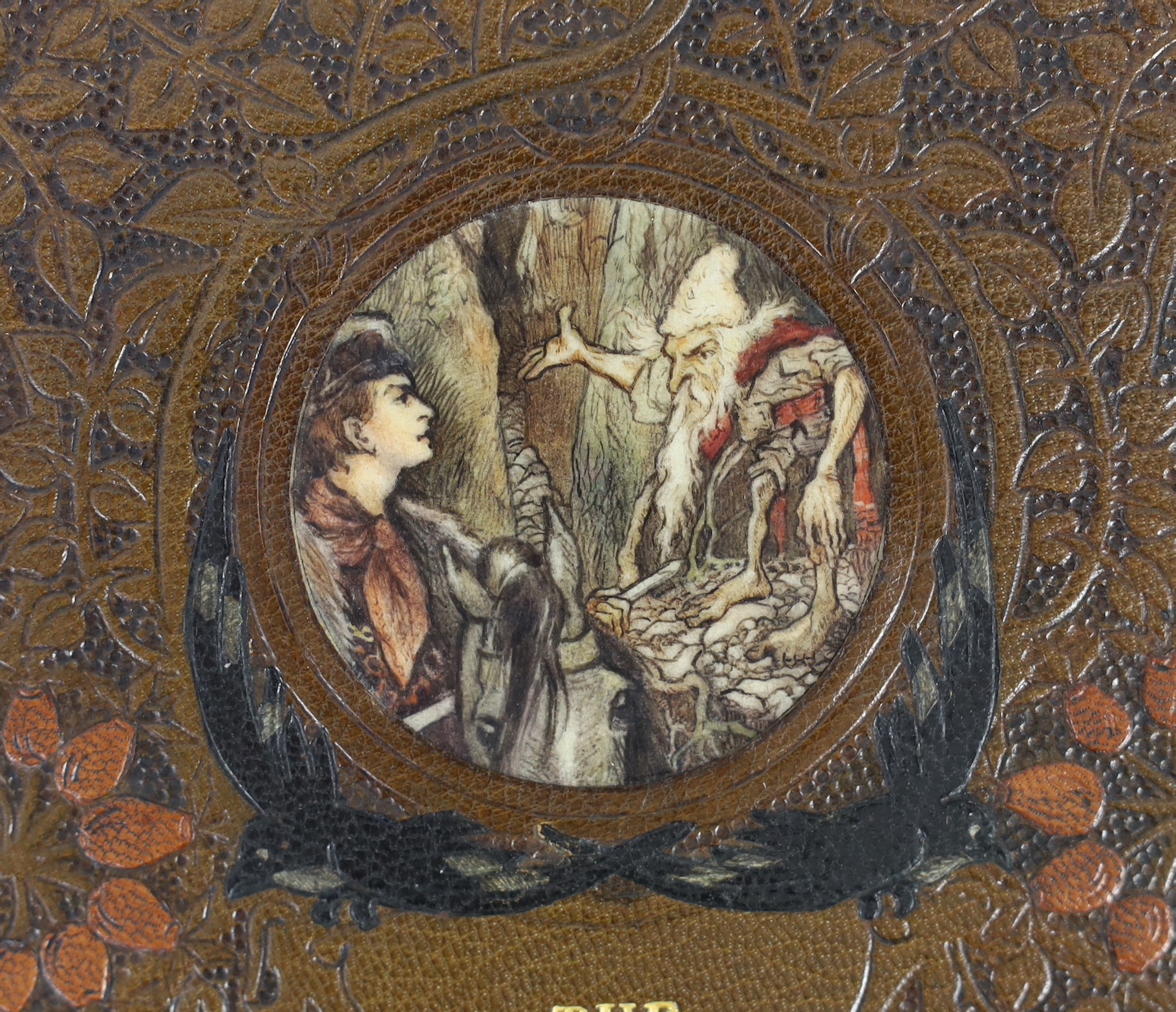 Arthur Rackham original paintings - Grimm Brothers - The Fairy Tales of the Brothers Grimm, number 135 of 750 illustrated and signed by Arthur Rackham, with 40 tipped-in colour plates, translated by Mrs. Edgar Lucas, 4to